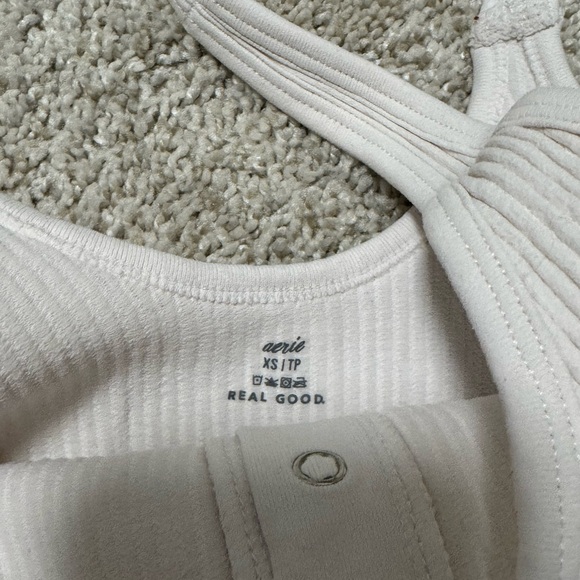 Aerie Ribbed Button-Front Top - Picture 2 of 2